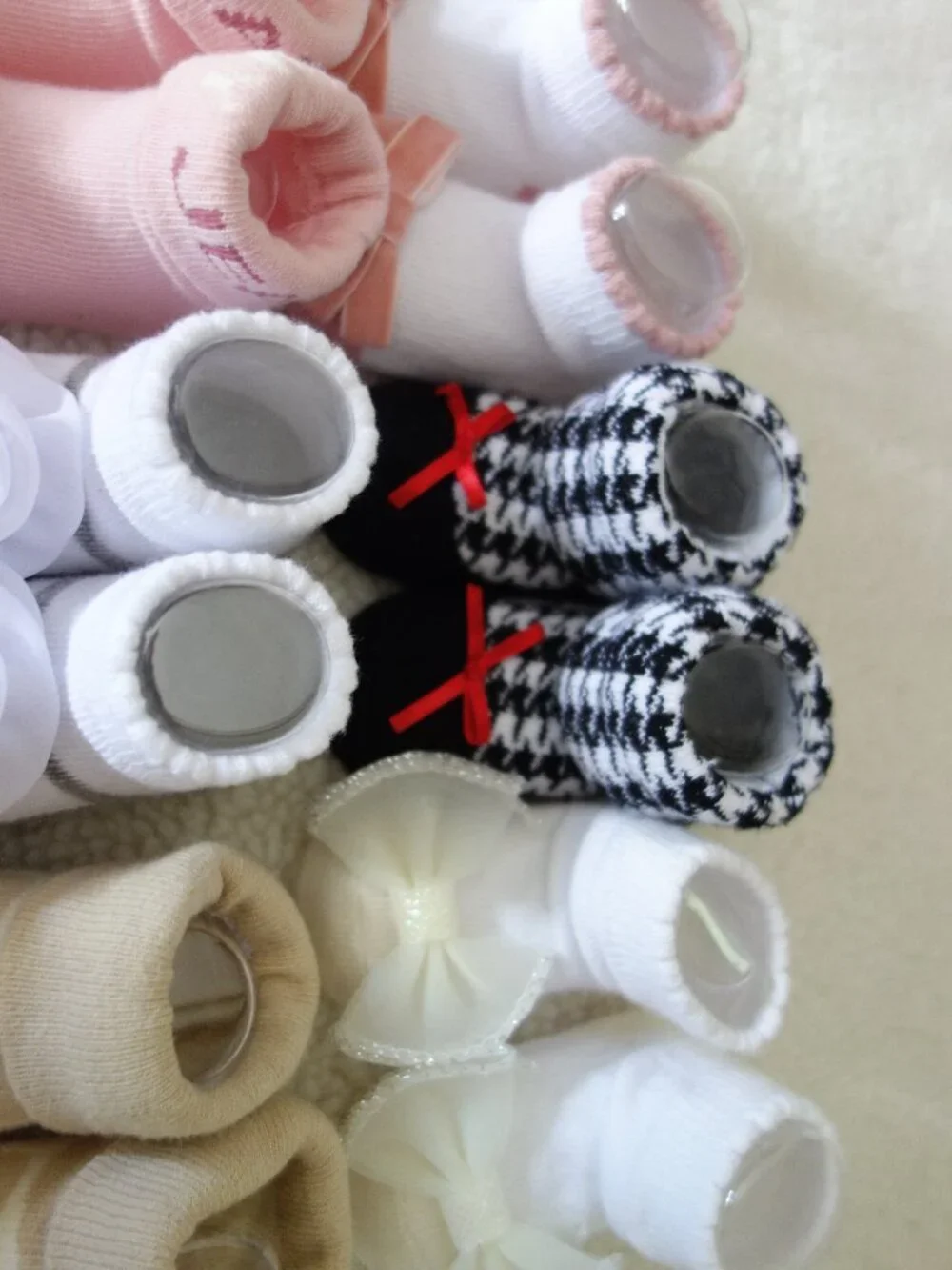 14 New Pairs of Infant Baby Girl Dress Socks Incl. DKNY & Laura Ashley Ruffles B